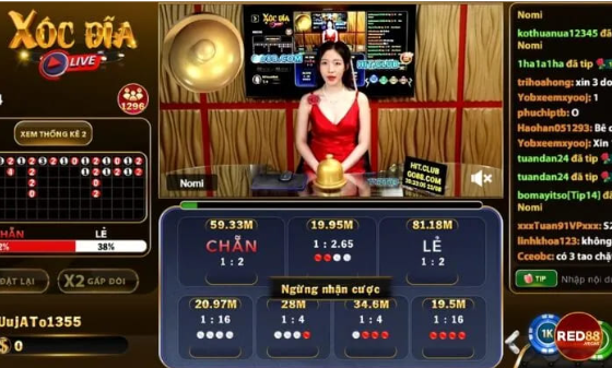 Xóc Đĩa Livestream Red88 – Tựa Game Cá Cược Được Đón Nhiều Người Chơi